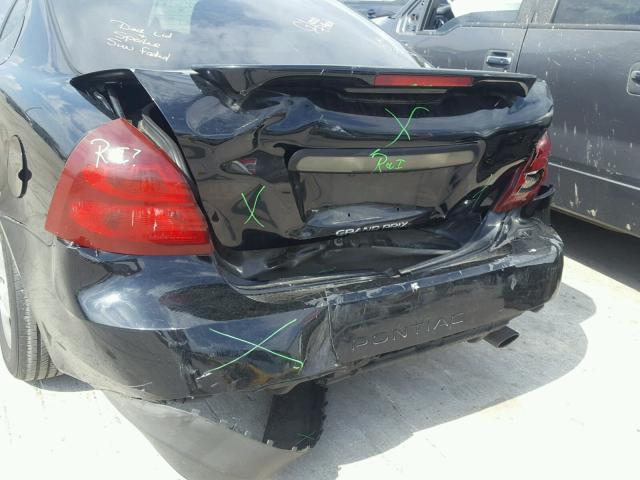 2G2WP552461266037 - 2006 PONTIAC GRAND PRIX BLACK photo 9