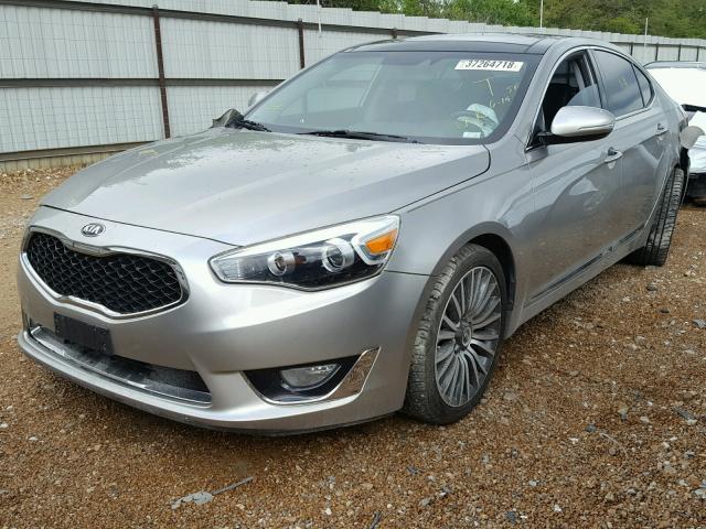 KNALN4D76E5133611 - 2014 KIA CADENZA PR SILVER photo 2