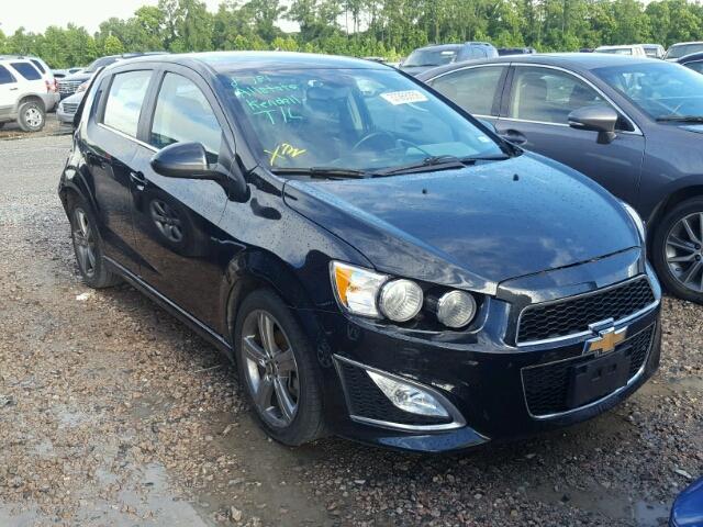 1G1JG6SB3D4216255 - 2013 CHEVROLET SONIC RS BLACK photo 1