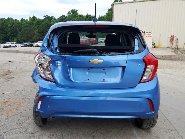 KL8CD6SA5HC791428 - 2017 CHEVROLET SPARK 1LT BLUE photo 9