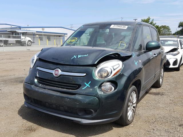 ZFBCFABH5EZ024207 - 2014 FIAT 500L EASY GREEN photo 2