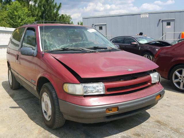 4N2DN11W0RD852265 - 1994 NISSAN QUEST XE RED photo 1