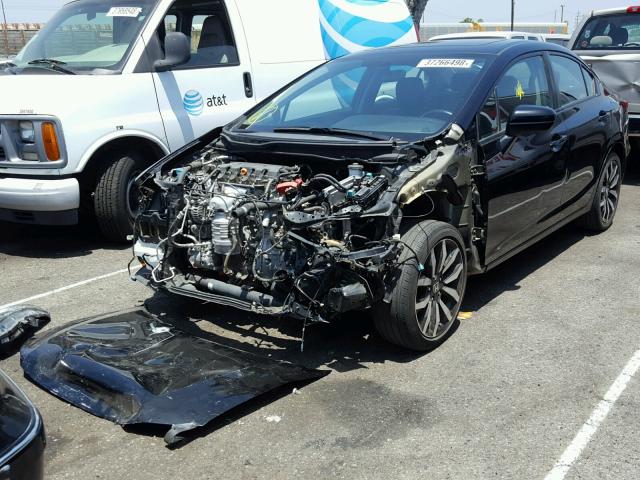 2HGFB2F96FH555031 - 2015 HONDA CIVIC EXL BLACK photo 2