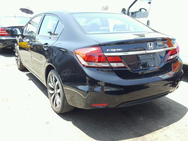 2HGFB2F96FH555031 - 2015 HONDA CIVIC EXL BLACK photo 3