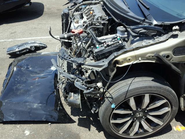 2HGFB2F96FH555031 - 2015 HONDA CIVIC EXL BLACK photo 9