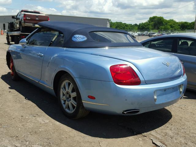 SCBDR33W47C047066 - 2007 BENTLEY CONTINENTA BLUE photo 3