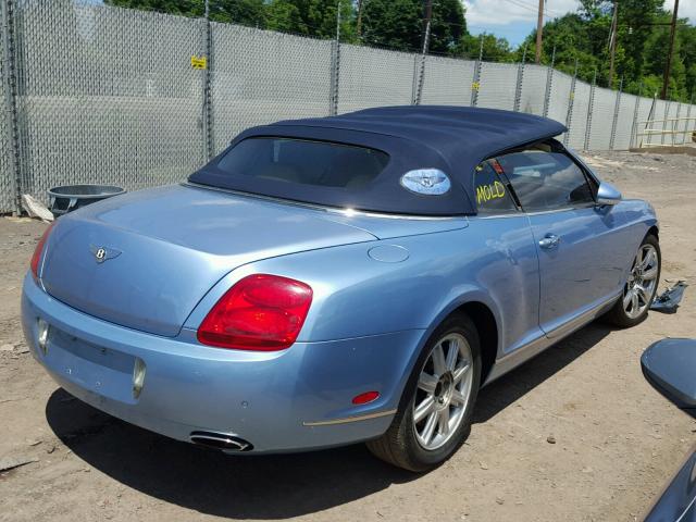 SCBDR33W47C047066 - 2007 BENTLEY CONTINENTA BLUE photo 4