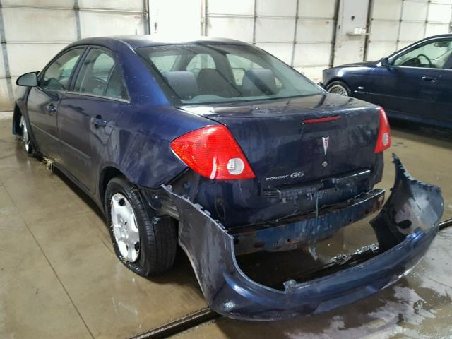 1G2ZF57B884204645 - 2008 PONTIAC G6 VALUE L BLUE photo 3