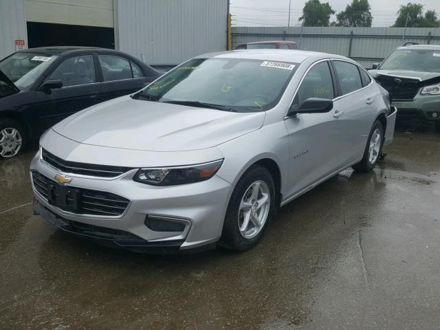 1G1ZB5ST4GF211255 - 2016 CHEVROLET MALIBU LS ვერცხლისფერი ფოტო 2