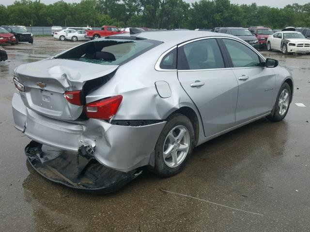 1G1ZB5ST4GF211255 - 2016 CHEVROLET MALIBU LS ვერცხლისფერი ფოტო 4