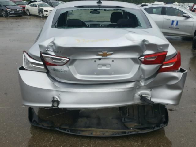 1G1ZB5ST4GF211255 - 2016 CHEVROLET MALIBU LS ვერცხლისფერი ფოტო 9