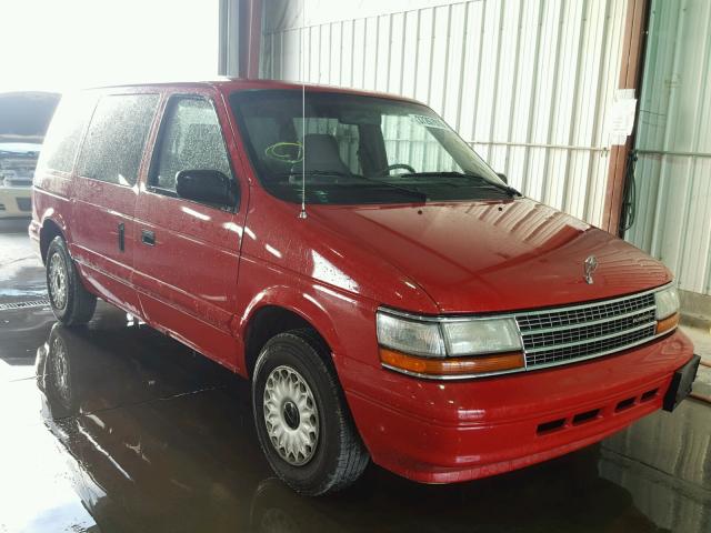 2P4GH2538RR791401 - 1994 PLYMOUTH VOYAGER RED photo 1