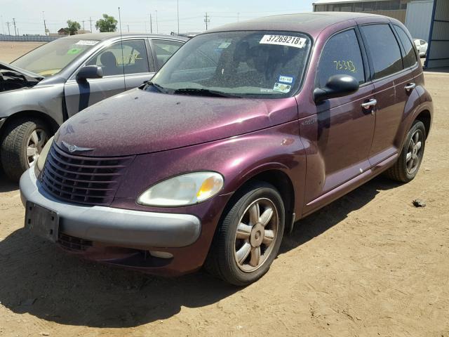 3C8FY68B92T362733 - 2002 CHRYSLER PT CRUISER PURPLE photo 2