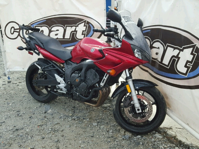 JYARJ08E46A007049 - 2006 YAMAHA FZ6 S RED photo 1