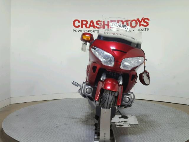 1HFSC47L58A705198 - 2008 HONDA GL1800 RED photo 3