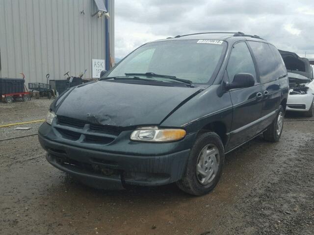 2B4GP45GXYR798416 - 2000 DODGE CARAVAN SE GREEN photo 2