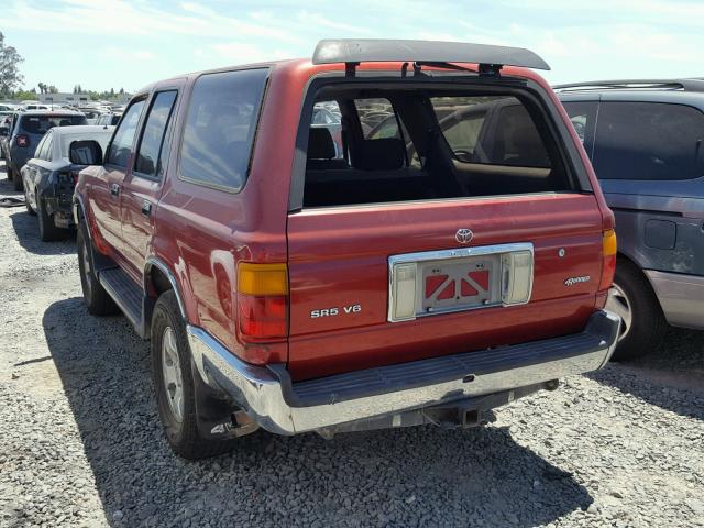 JT3VN39WXP0096637 - 1993 TOYOTA 4RUNNER VN RED photo 3