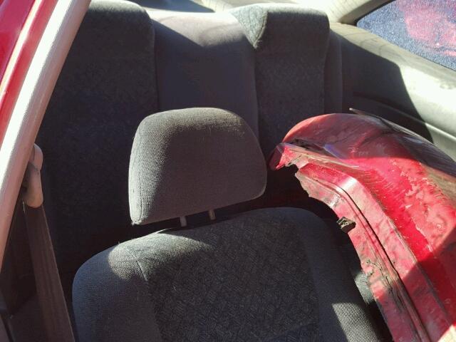 1HGEJ8254WL094175 - 1998 HONDA CIVIC EX RED photo 6