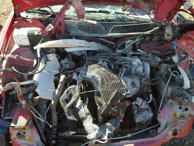 1HGEJ8254WL094175 - 1998 HONDA CIVIC EX RED photo 7