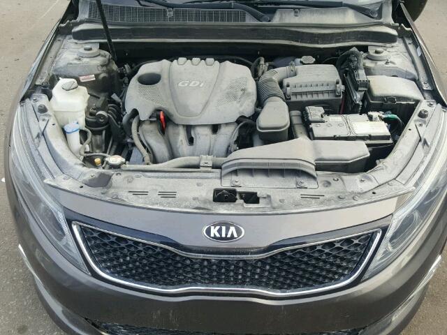 5XXGM4A72EG276935 - 2014 KIA OPTIMA LX GRAY photo 7