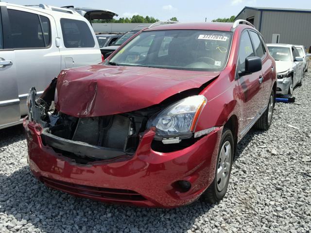 JN8AS5MT0FW154802 - 2015 NISSAN ROGUE SELE RED photo 2