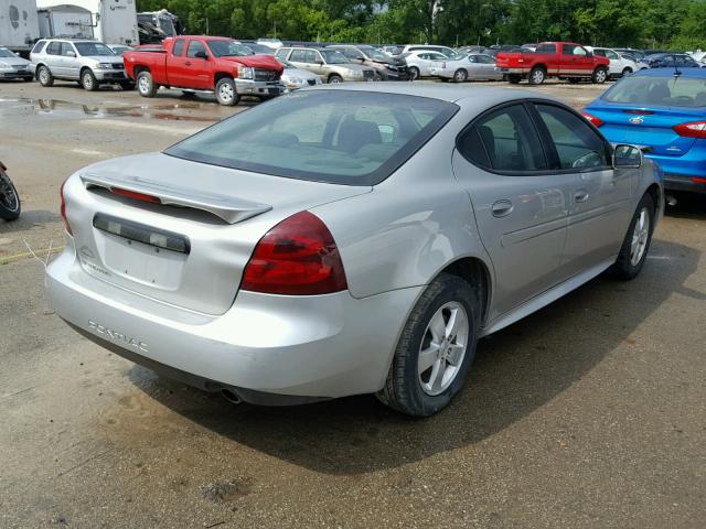 2G2WP552981108716 - 2008 PONTIAC GRAND PRIX SILVER photo 4