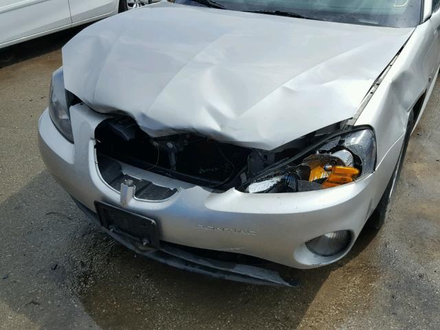 2G2WP552981108716 - 2008 PONTIAC GRAND PRIX SILVER photo 9