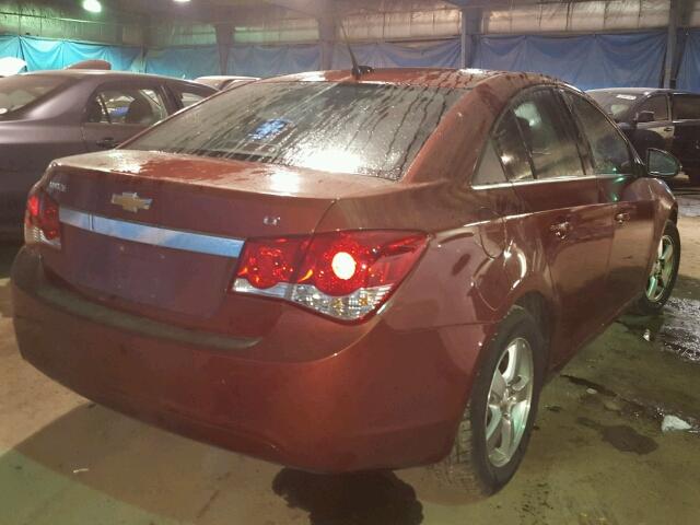 1G1PC5SB4D7161569 - 2013 CHEVROLET CRUZE LT RED photo 4