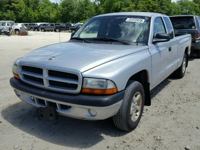 1B7GL32X92S584147 - 2002 DODGE DAKOTA SPO SILVER photo 2