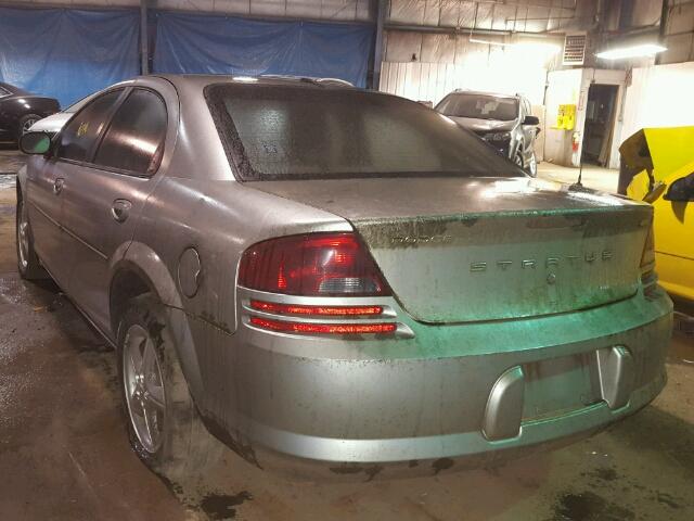 1B3EL46X65N572646 - 2005 DODGE STRATUS SX SILVER photo 3