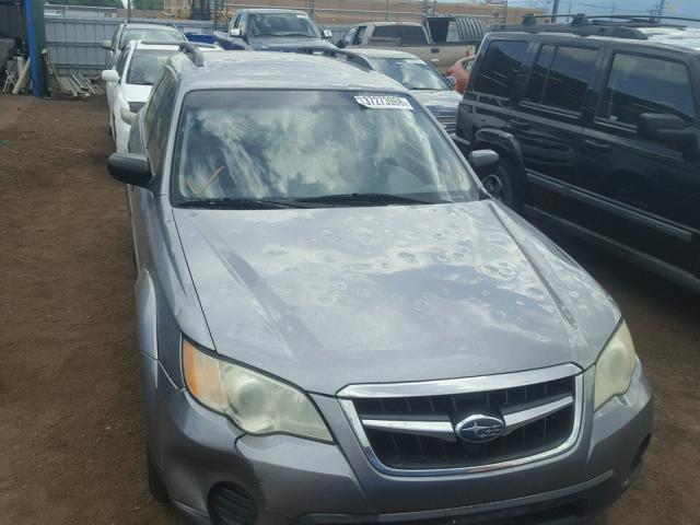 4S4BP60C297340168 - 2009 SUBARU OUTBACK GRAY photo 9