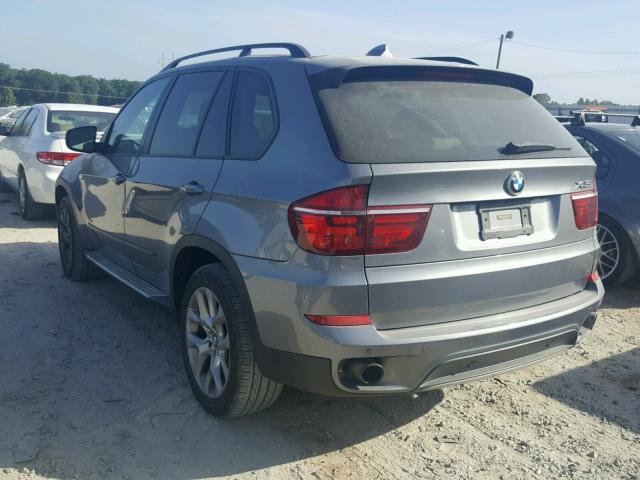 5UXZV4C53CL765583 - 2012 BMW X5 XDRIVE3 GRAY photo 3