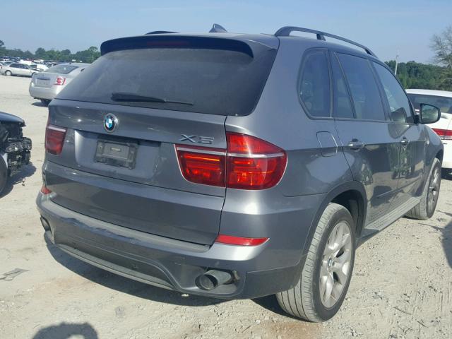 5UXZV4C53CL765583 - 2012 BMW X5 XDRIVE3 GRAY photo 4
