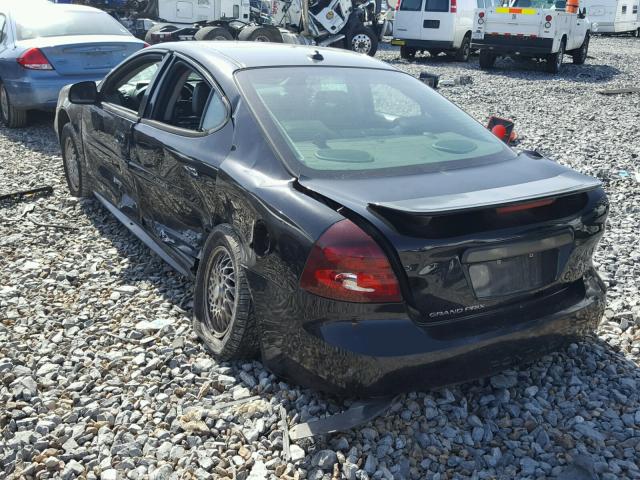 2G2WF544241216344 - 2004 PONTIAC GRAND PRIX Чорний фото 3