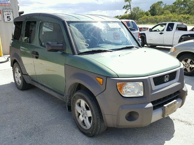 5J6YH18543L009895 - 2003 HONDA ELEMENT EX GREEN photo 1