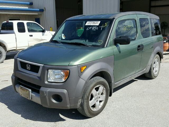 5J6YH18543L009895 - 2003 HONDA ELEMENT EX GREEN photo 2