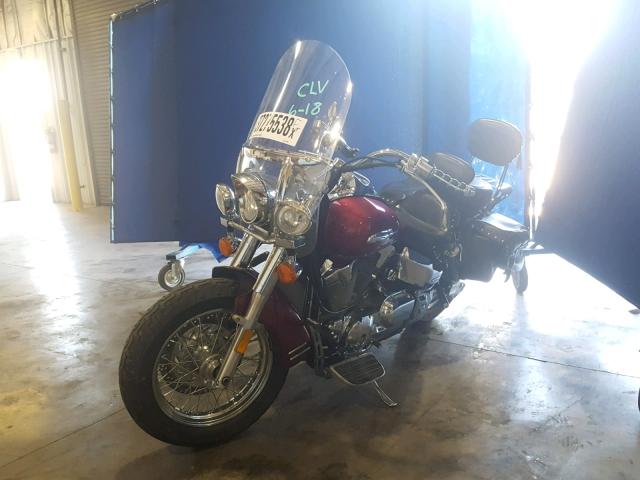 1HFSC52064A103603 - 2004 HONDA VT1300 S BURGUNDY photo 2