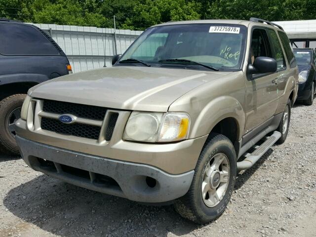 1FMCU70E91UC24959 - 2001 FORD EXPLORER S TAN photo 2