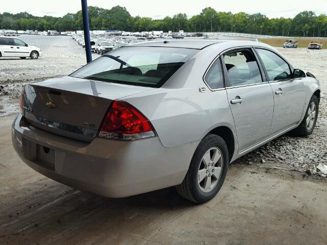 2G1WT58K589111237 - 2008 CHEVROLET IMPALA LT SILVER photo 4