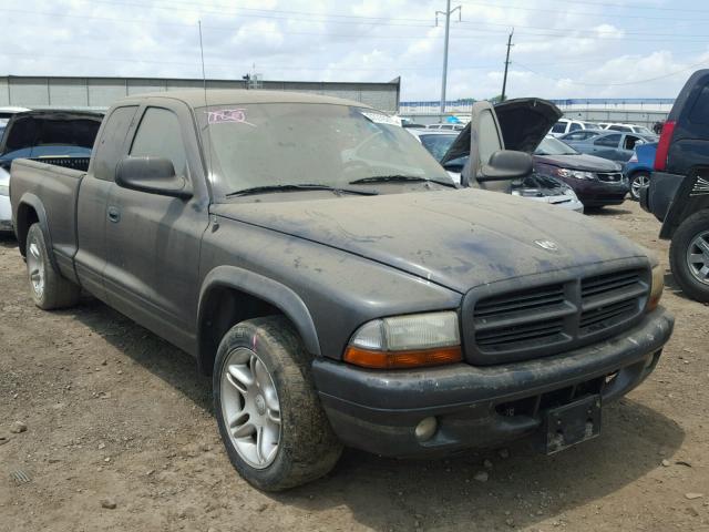 1B7GL32Z22S531453 - 2002 DODGE DAKOTA SPO GRAY photo 1