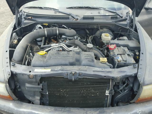 1B7GL32Z22S531453 - 2002 DODGE DAKOTA SPO GRAY photo 7