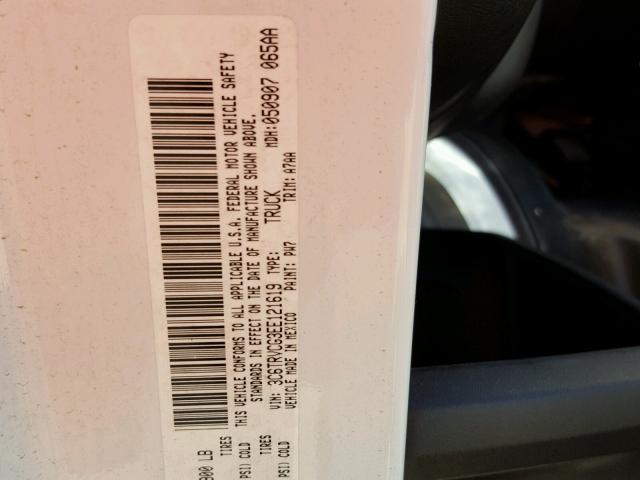 3C6TRVCG3EE121619 - 2014 RAM PROMASTER 白色 照片 10