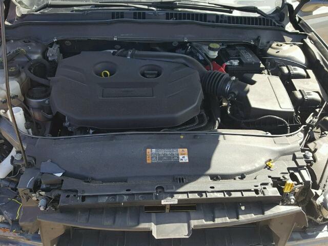 3FA6P0K94ER262425 - 2014 FORD FUSION GRAY photo 7
