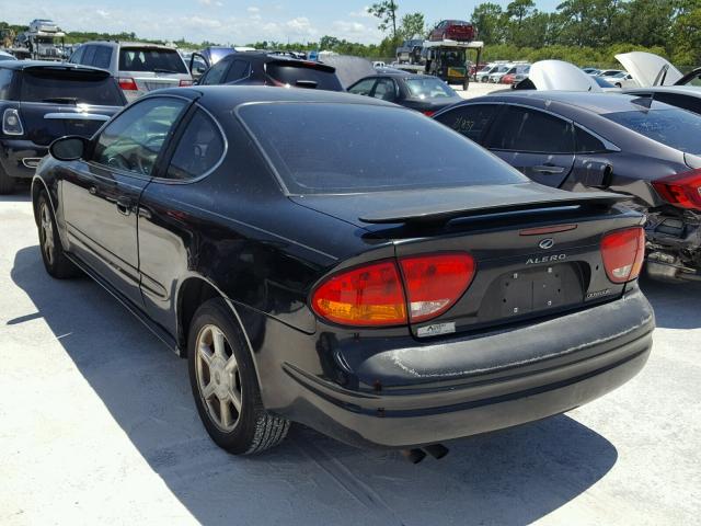 1G3NF12E01C153786 - 2001 OLDSMOBILE ALERO GLS 黑色 照片 3