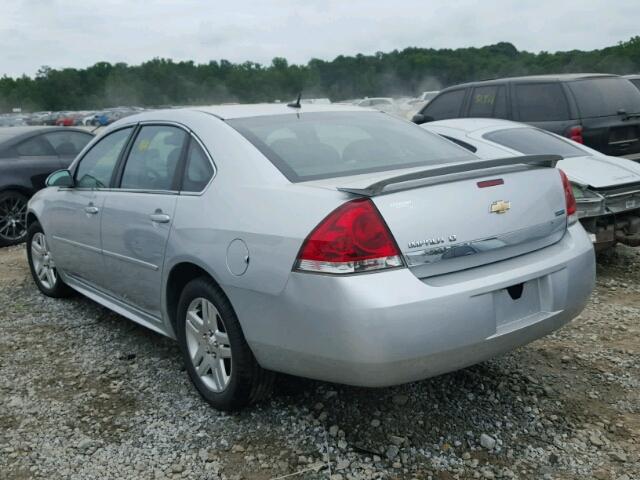 2G1WG5EK5B1334148 - 2011 CHEVROLET IMPALA SILVER photo 3