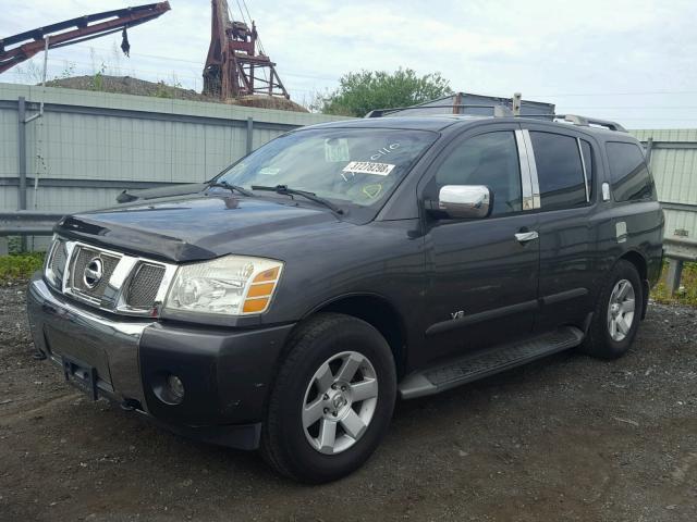 5N1AA08B04N742233 - 2004 NISSAN ARMADA SE GRAY photo 2