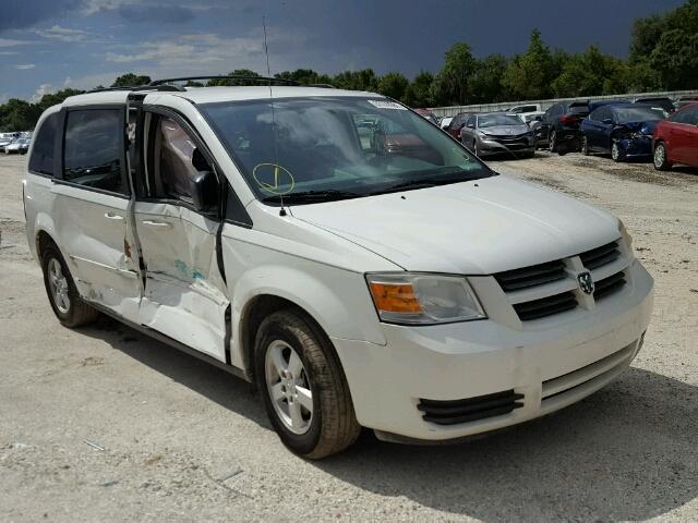 2D4RN3D16AR355116 - 2010 DODGE GRAND CARA WHITE photo 1