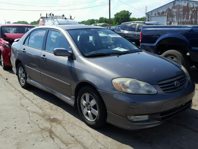 1NXBR32E34Z202477 - 2004 TOYOTA COROLLA S GRAY photo 1