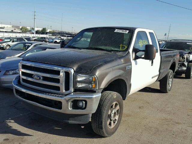 1FTWX31P26EB64591 - 2006 FORD F350 SRW S GRAY photo 2