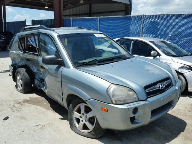 KM8JM12B97U614489 - 2007 HYUNDAI TUCSON GLS TURQUOISE photo 1